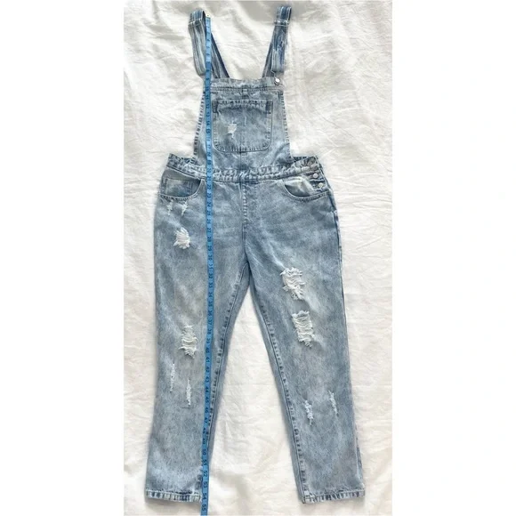 Forever 21 Ripped Overalls - Picture 4 of 11